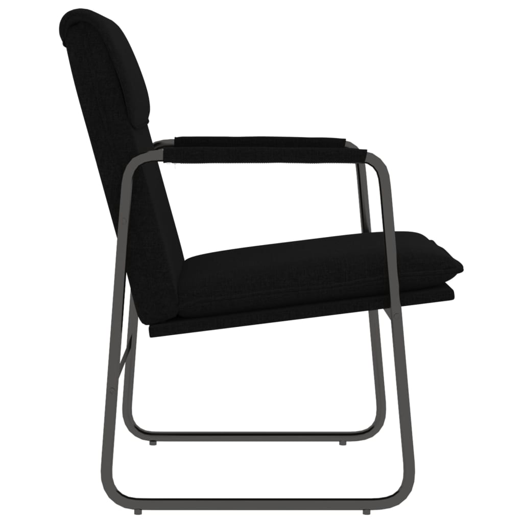 loungestol 55x64x80 cm stof sort
