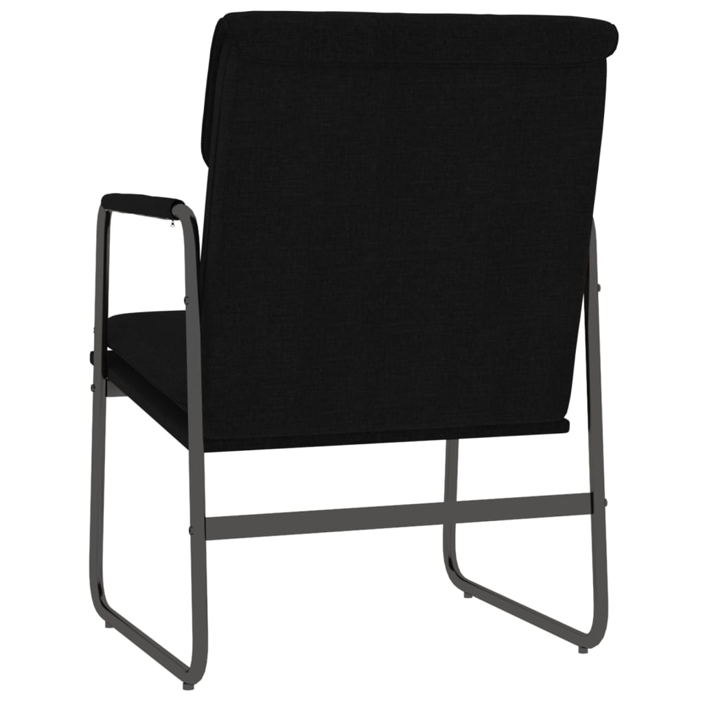 loungestol 55x64x80 cm stof sort