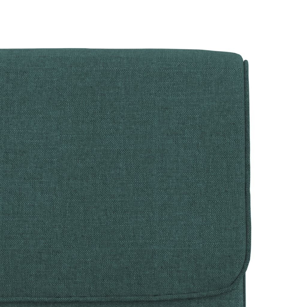 loungestol 55x64x80 cm stof mørkegrøn