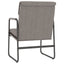 loungestol 55x64x80 cm stof Gråbrun
