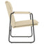 loungestol 55x64x80 cm stof Cremefarvet