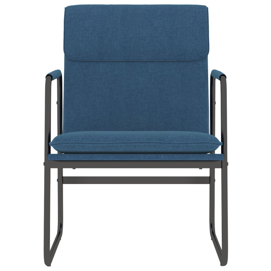 loungestol 55x64x80 cm stof Blå