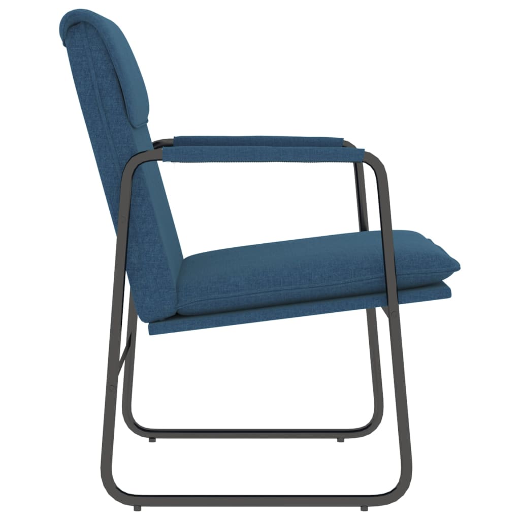 loungestol 55x64x80 cm stof Blå