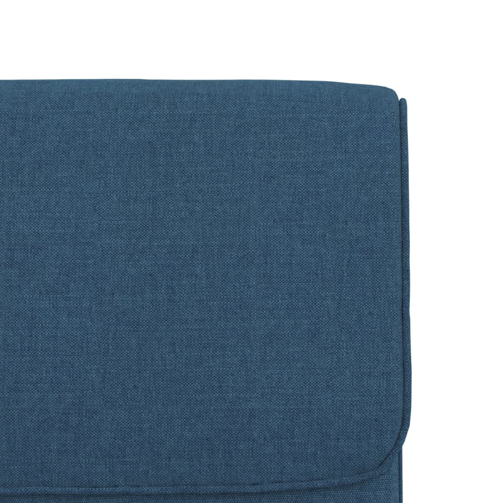 loungestol 55x64x80 cm stof Blå