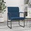 loungestol 55x64x80 cm stof Blå
