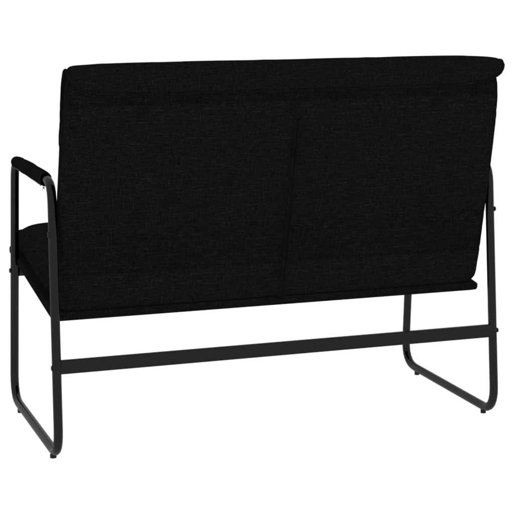 bænk 100x64x80 cm stof sort
