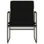 loungestol 55x64x80 cm kunstlæder sort