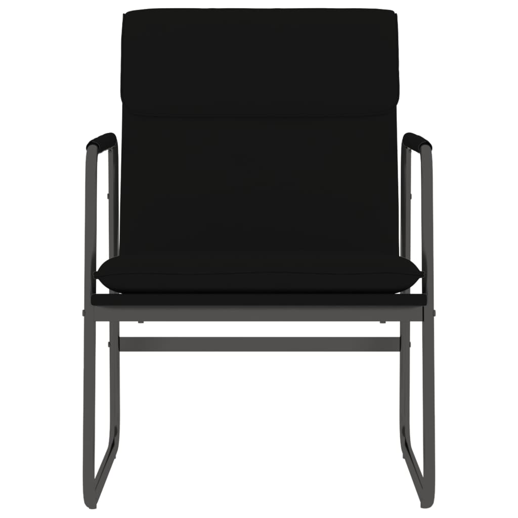 loungestol 55x64x80 cm kunstlæder sort
