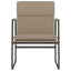 loungestol 55x64x80 cm kunstlæder cappuccinofarvet