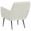 lænestol 62x79x79 cm velour cremefarvet