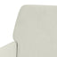 lænestol 62x79x79 cm velour cremefarvet