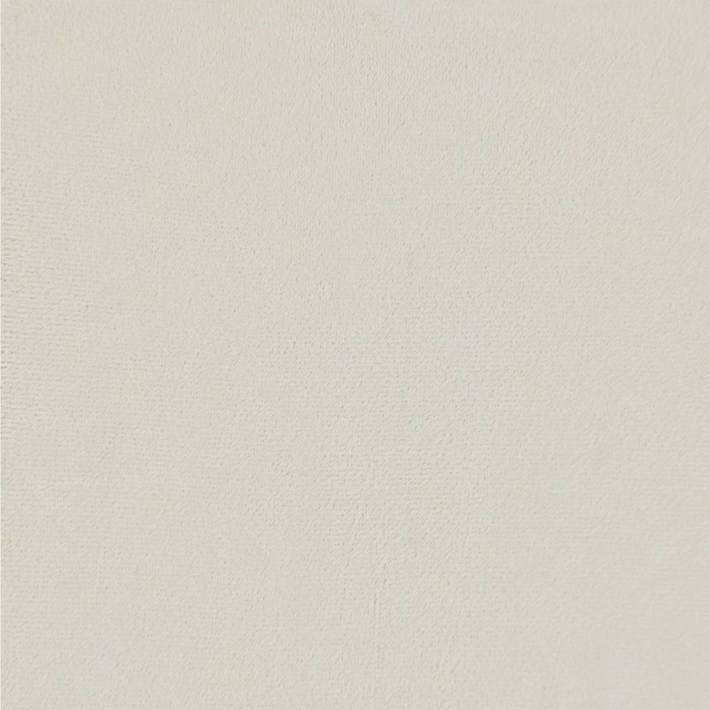 lænestol 62x79x79 cm velour cremefarvet