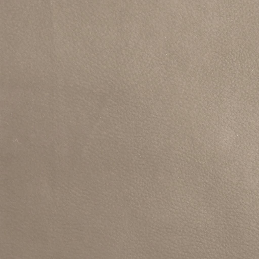lænestol 61x78x80 cm kunstlæder cappuccinofarvet