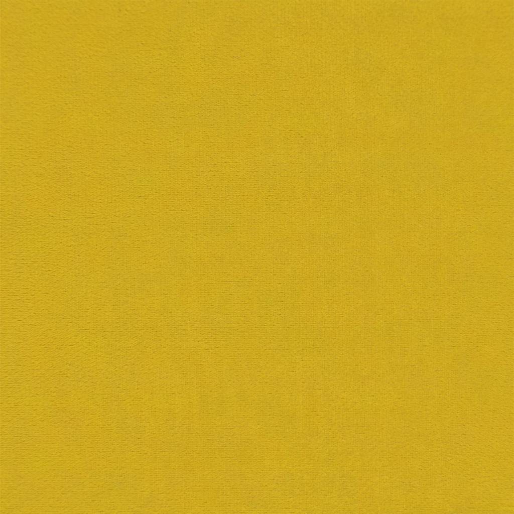 lænestol 63x76x80 cm velour gul
