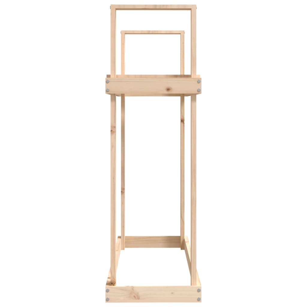 brændestativ 1110x35x108,5 cm massivt fyrretræ