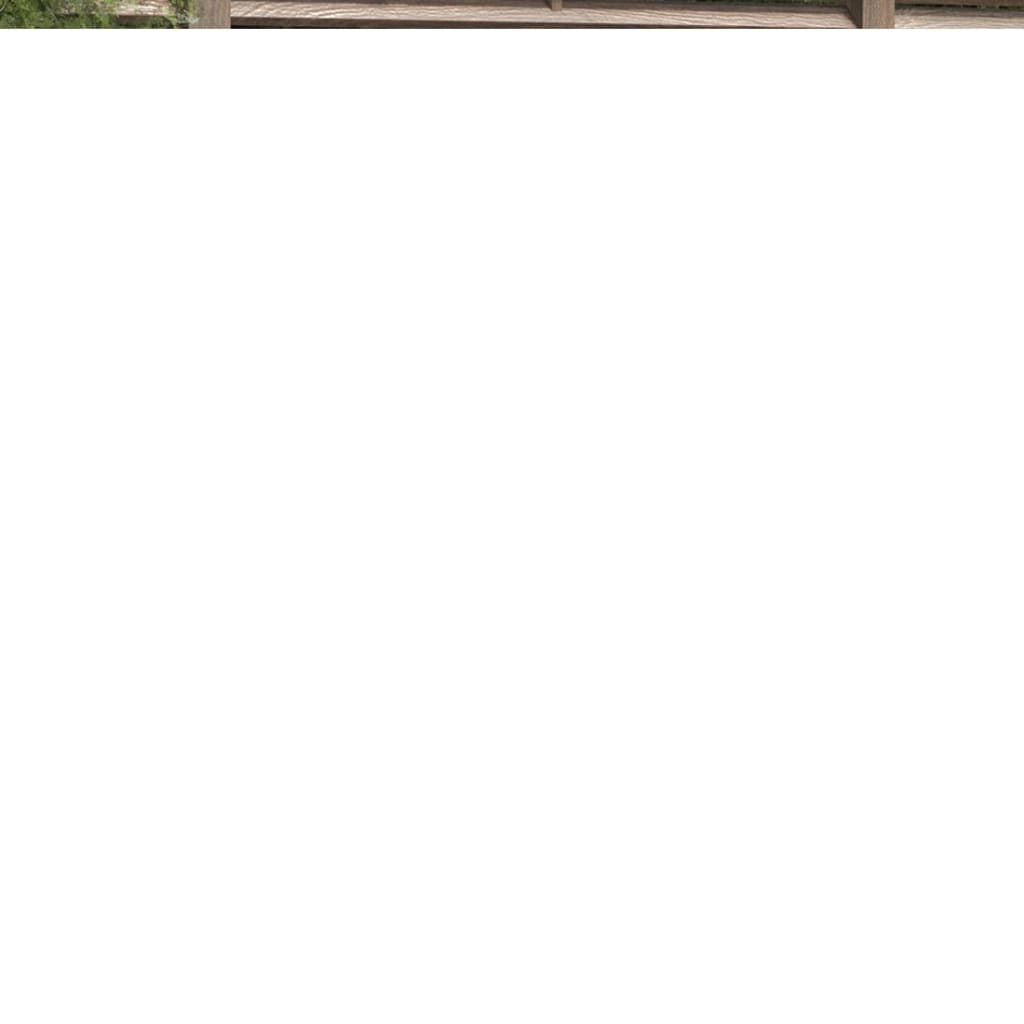 brændestativ 1110x35x108,5 cm massivt fyrretræ sort