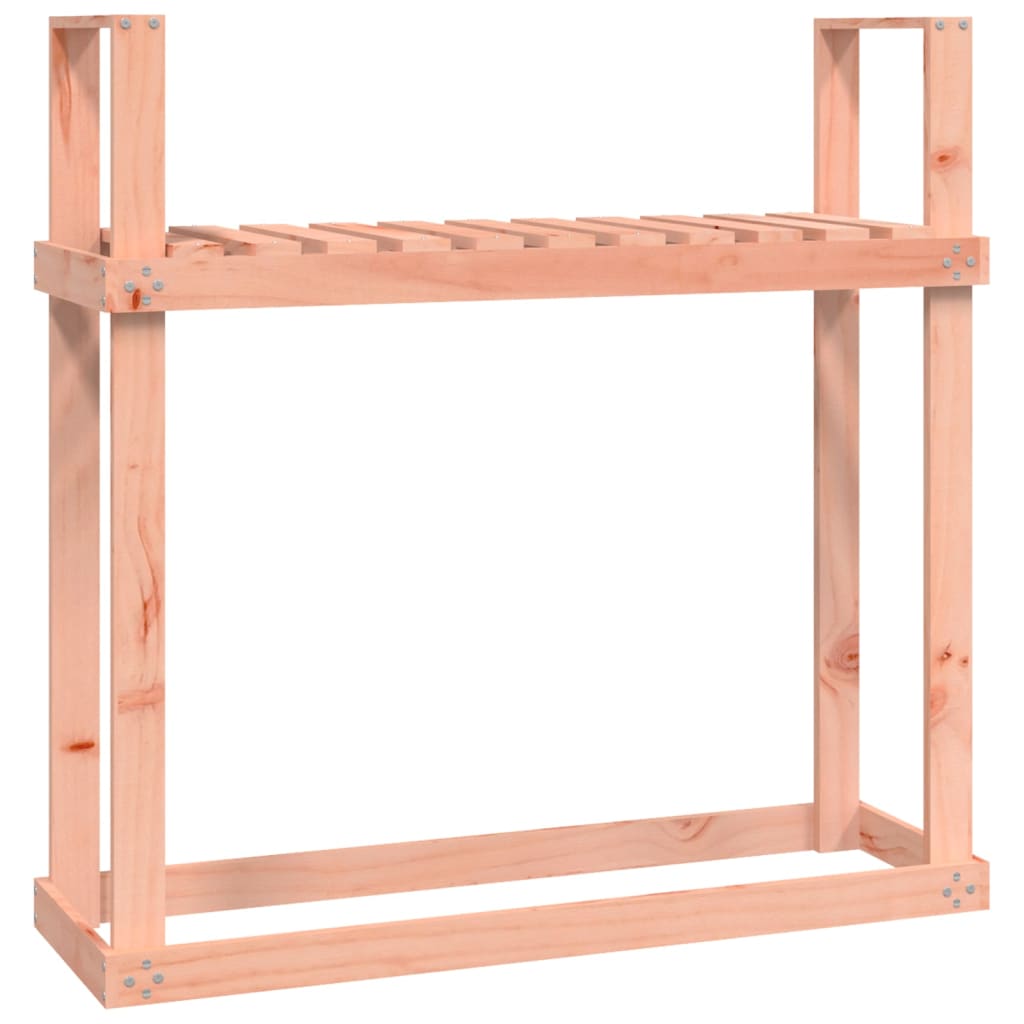 brændestativ 1110x35x108,5 cm massivt douglasgran