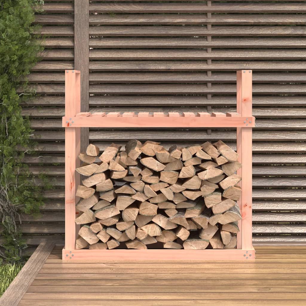 brændestativ 1110x35x108,5 cm massivt douglasgran