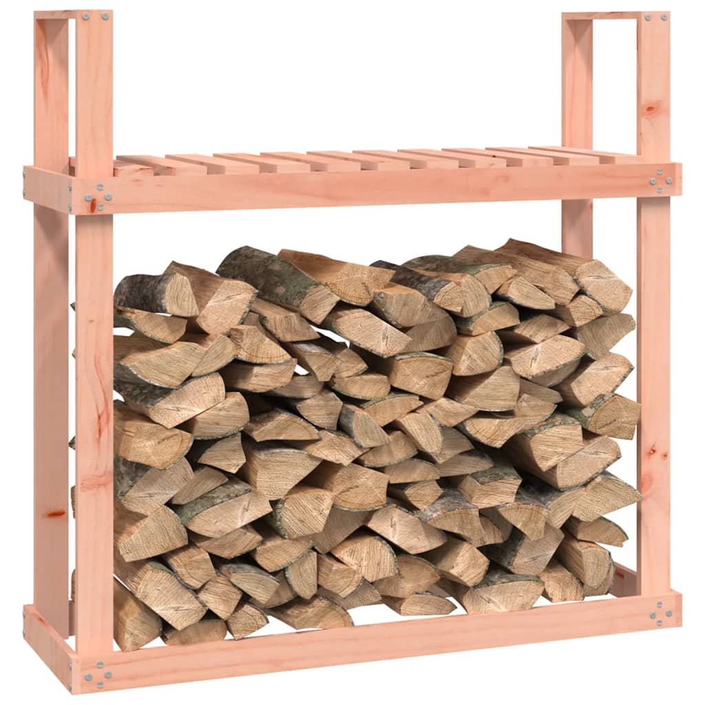 brændestativ 1110x35x108,5 cm massivt douglasgran