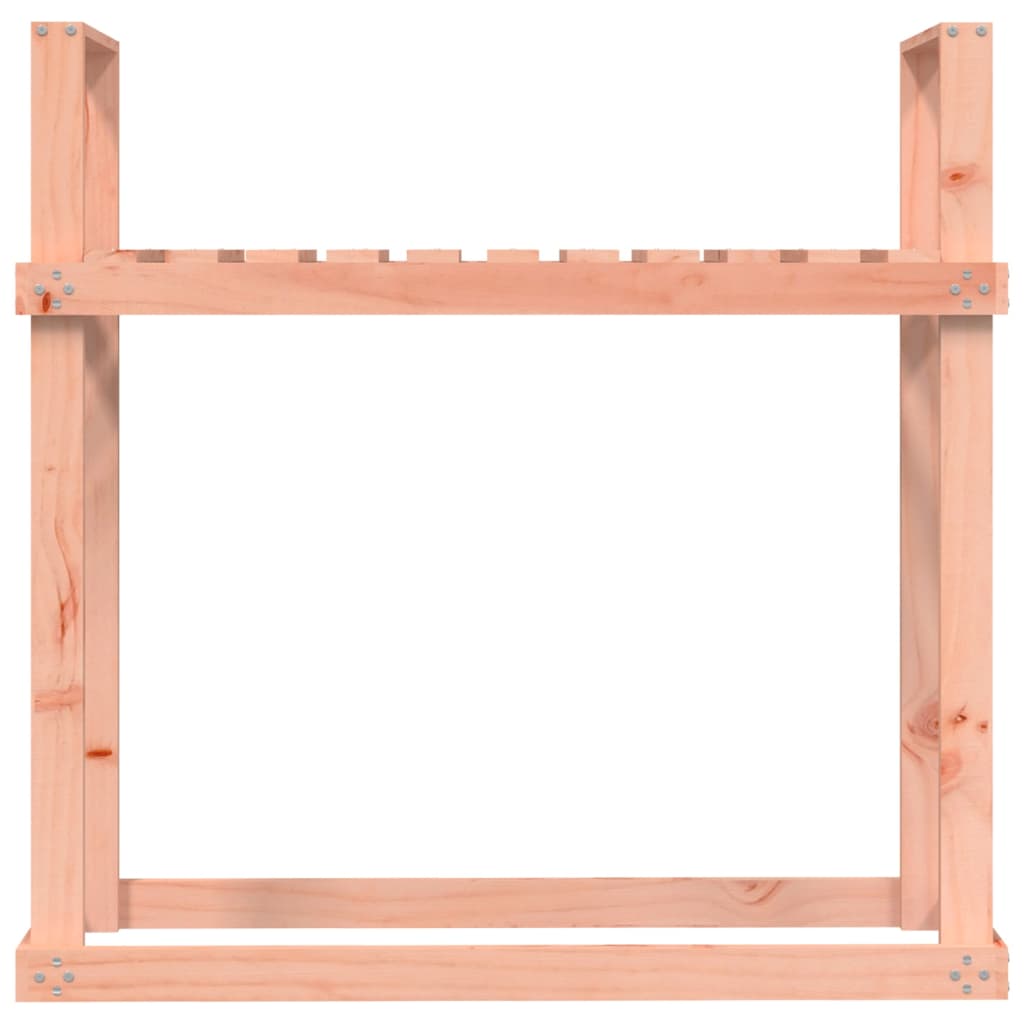 brændestativ 1110x35x108,5 cm massivt douglasgran