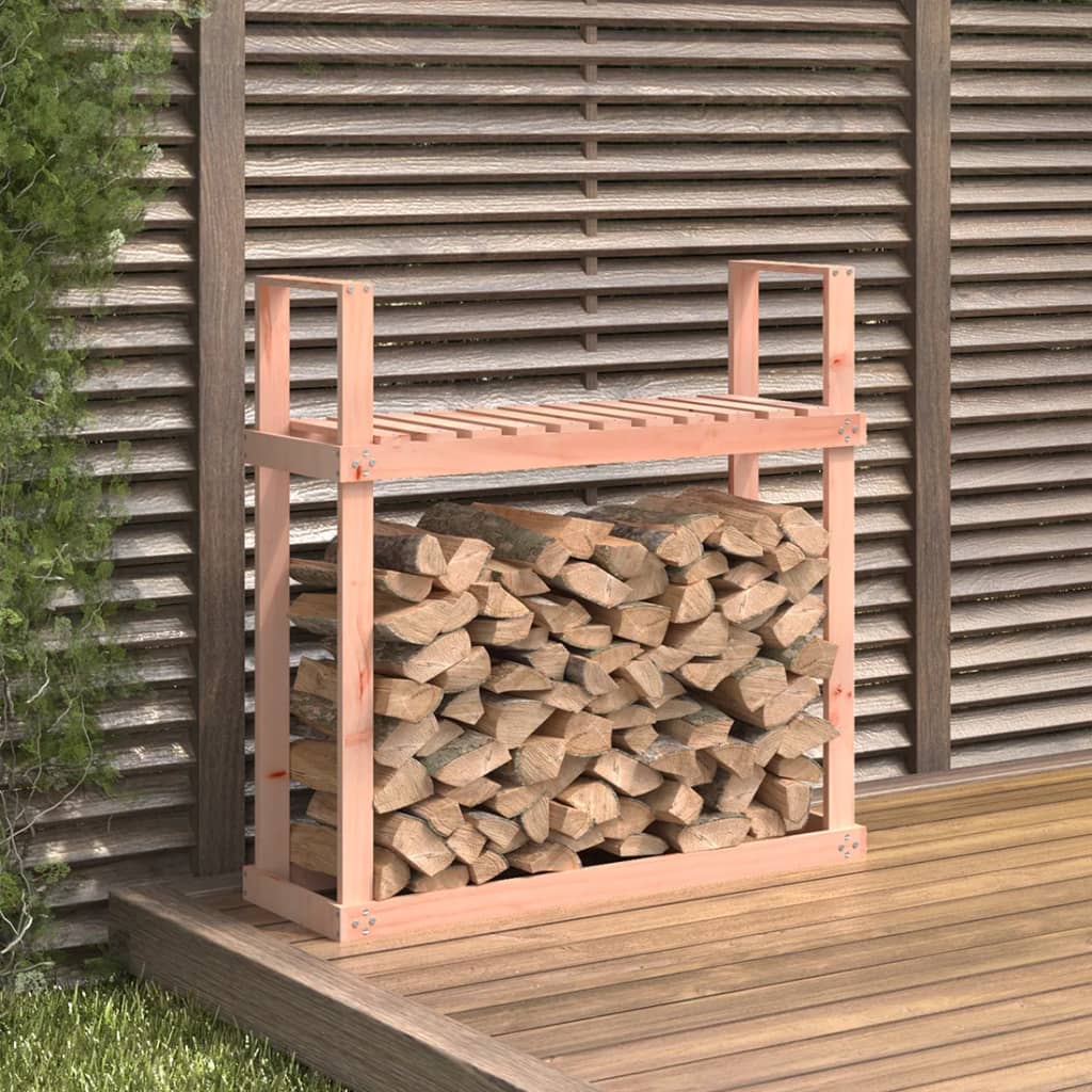 brændestativ 1110x35x108,5 cm massivt douglasgran