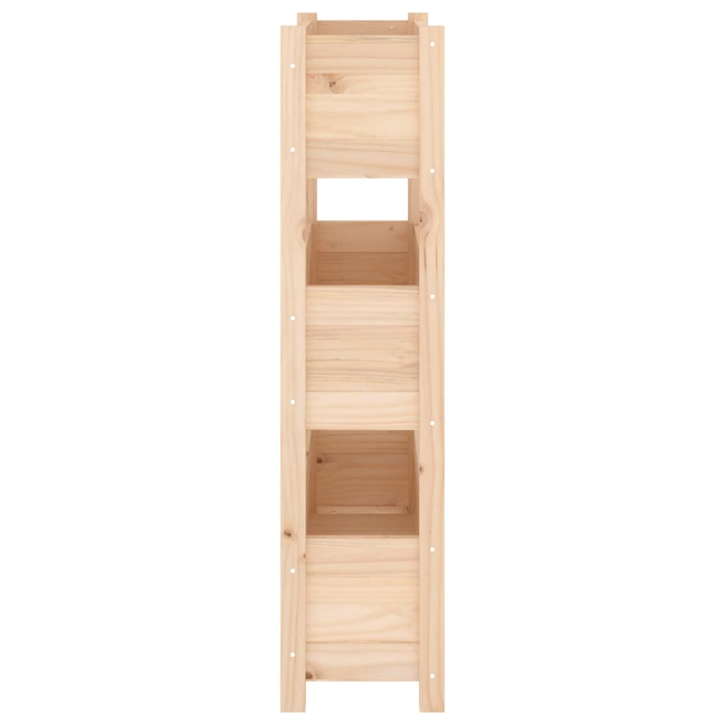 plantekasse 77x25x104,5 cm massivt fyrretræ