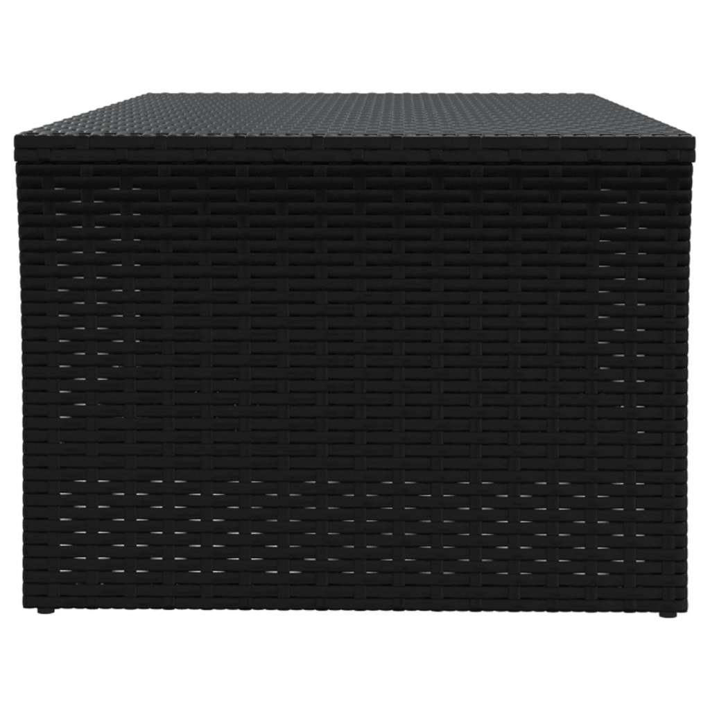 sofabord 100x50x40 cm polyrattan sort
