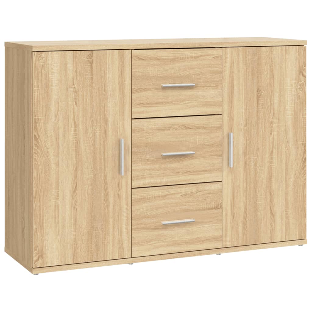 skænk 91x29,5x65 cm konstrueret træ sonoma-eg