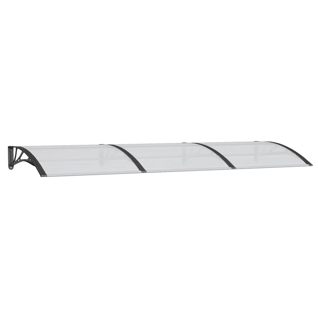 dørbaldakin 300x100 cm polycarbonat sort