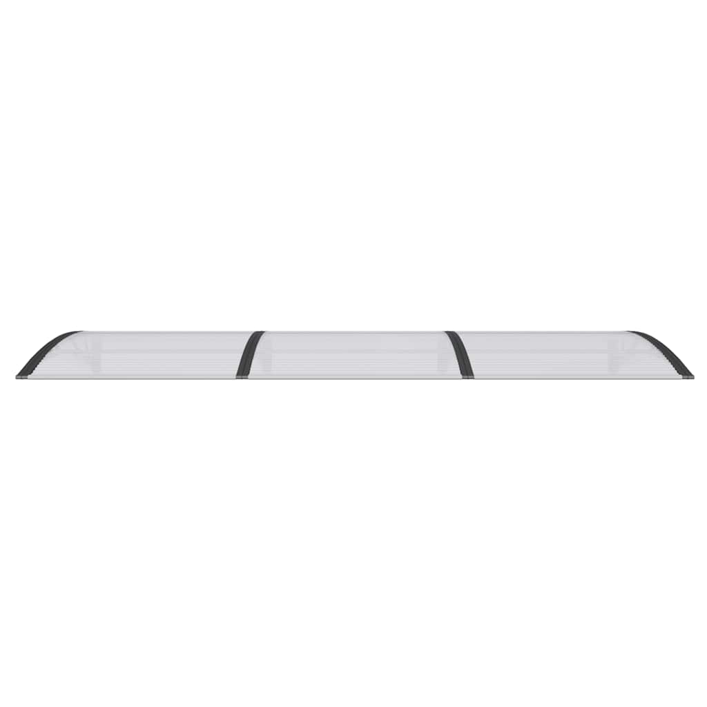 dørbaldakin 300x100 cm polycarbonat sort