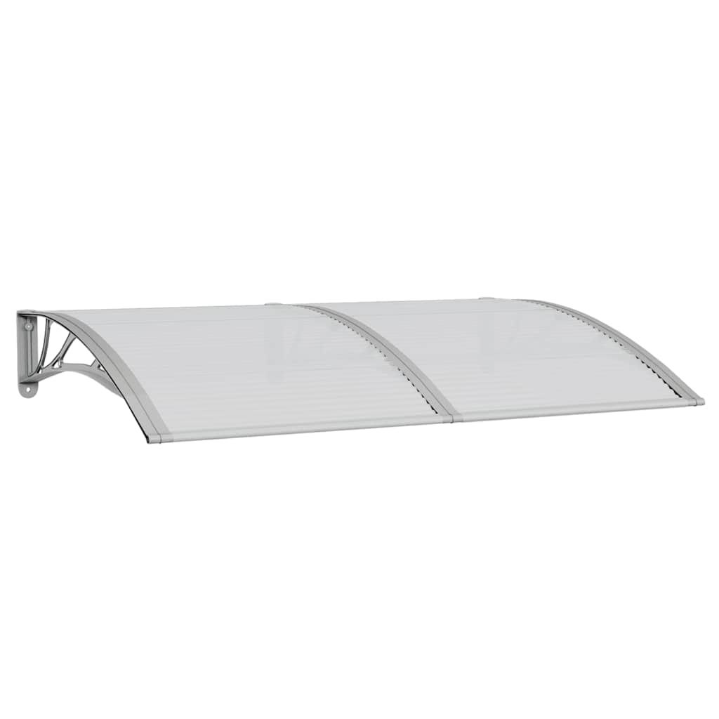 dørbaldakin 150x100 cm polycarbonat grå