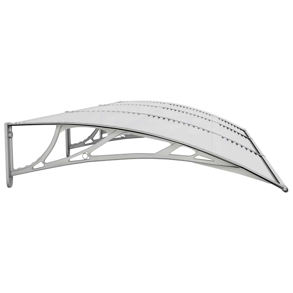 dørbaldakin 300x100 cm polycarbonat grå