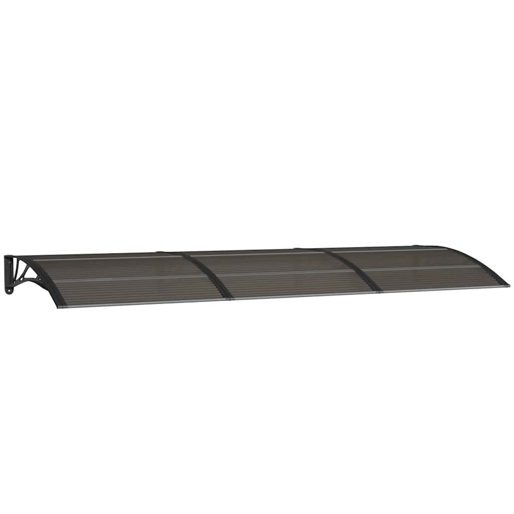 dørbaldakin 300x100 cm polycarbonat sort