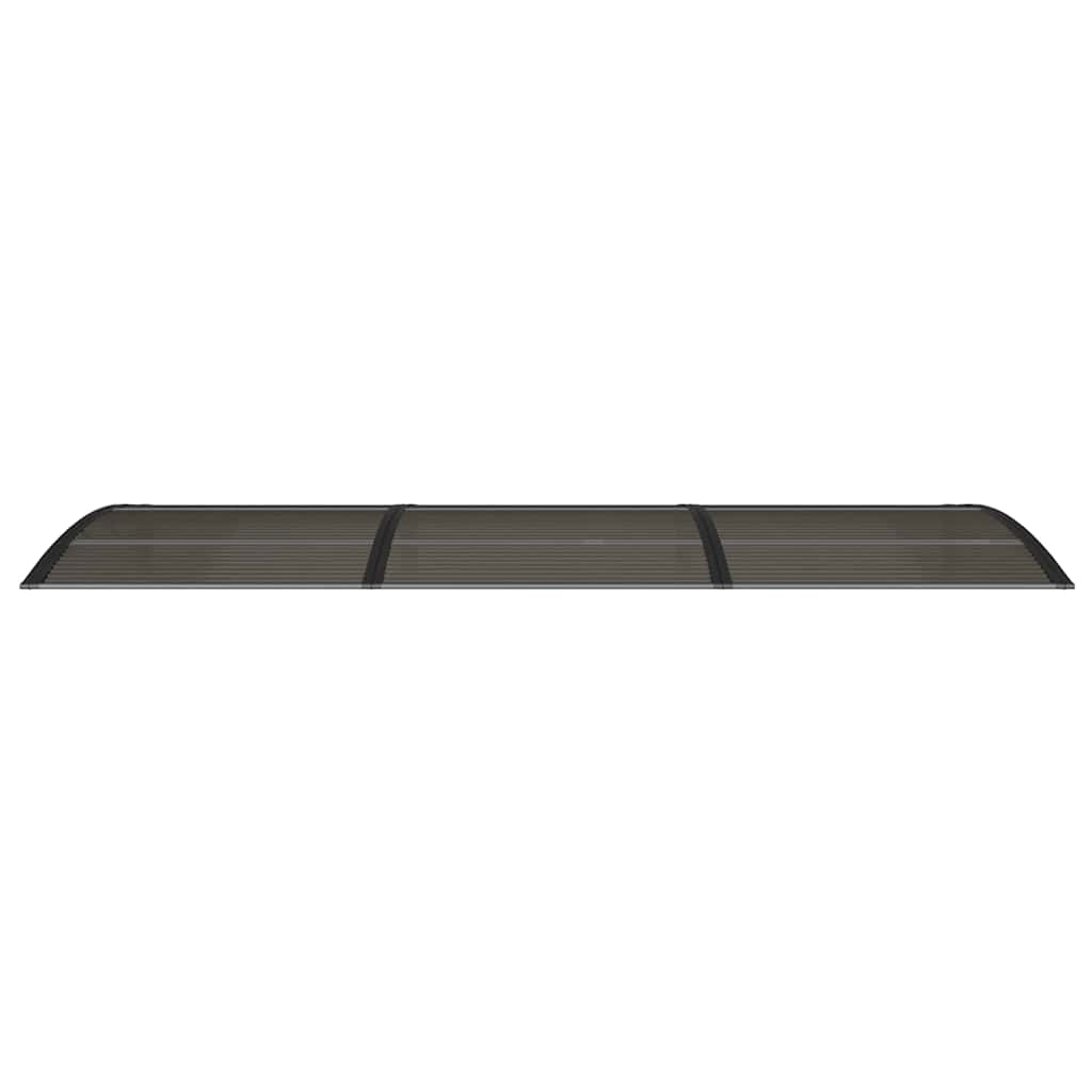 dørbaldakin 300x100 cm polycarbonat sort