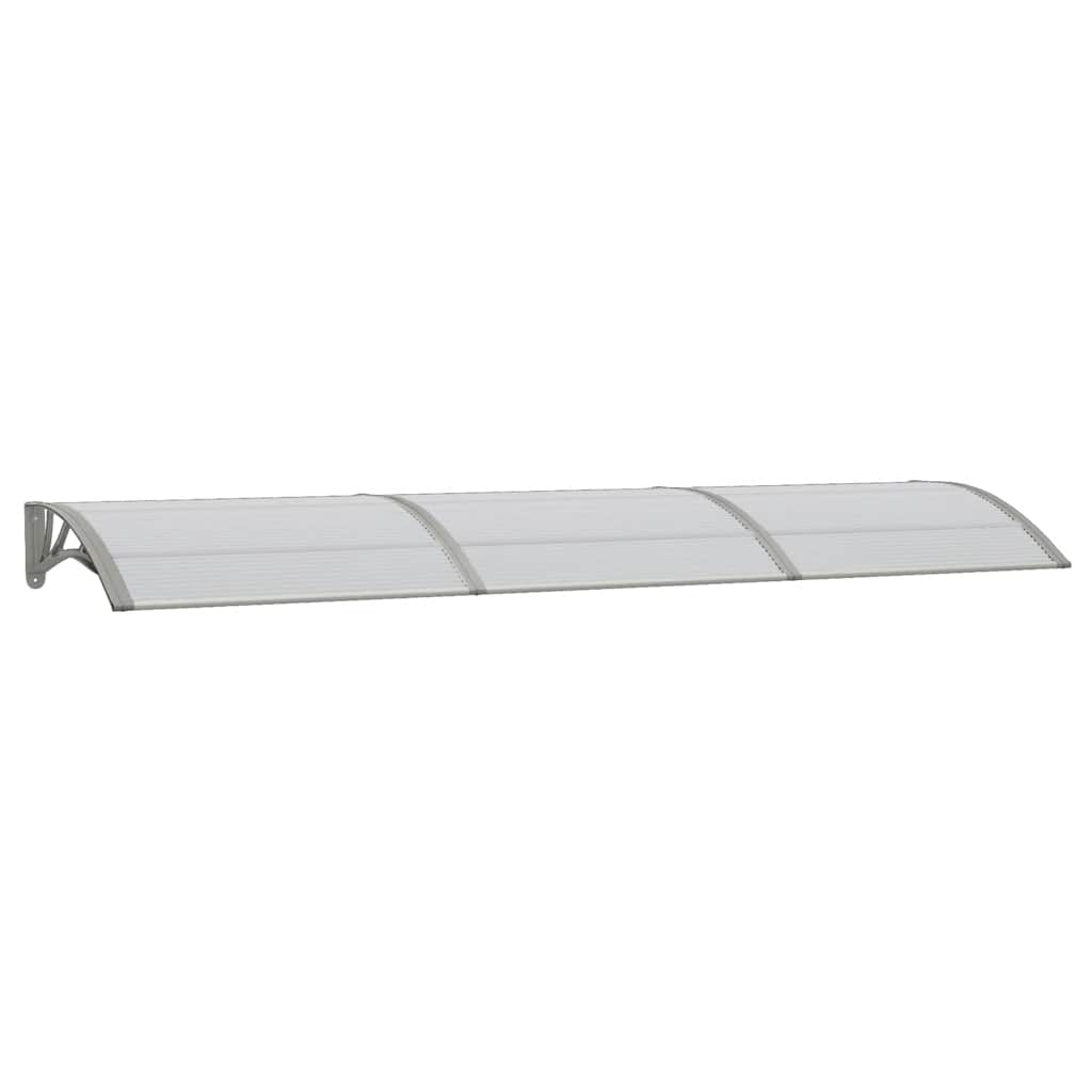 dørbaldakin 300x75 cm polycarbonat grå