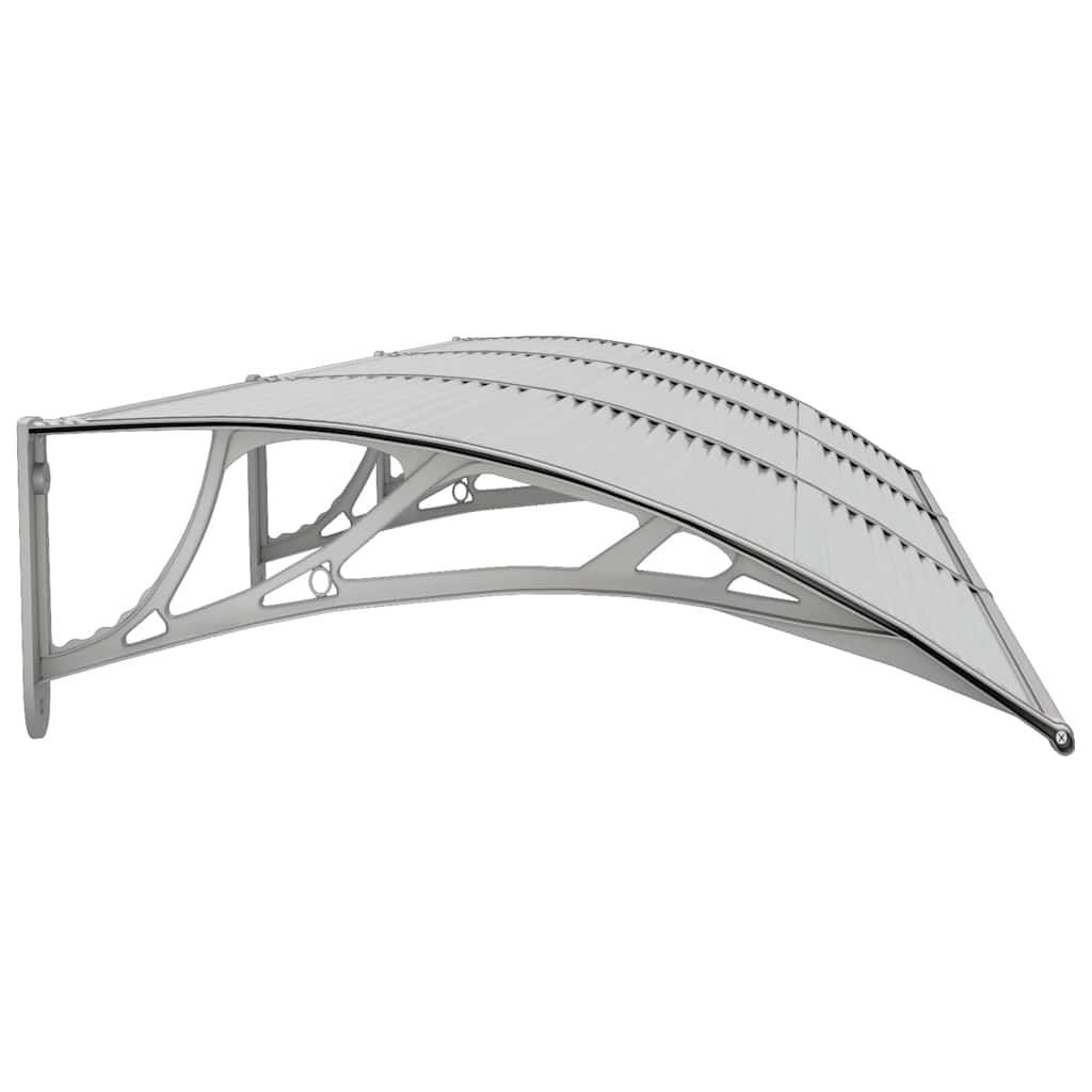 dørbaldakin 300x75 cm polycarbonat grå