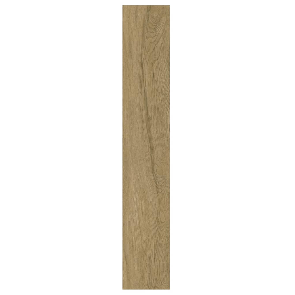 vægpaneler 2,06 m² trælook PVC brun