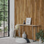 vægpaneler 2,06 m² trælook PVC brun