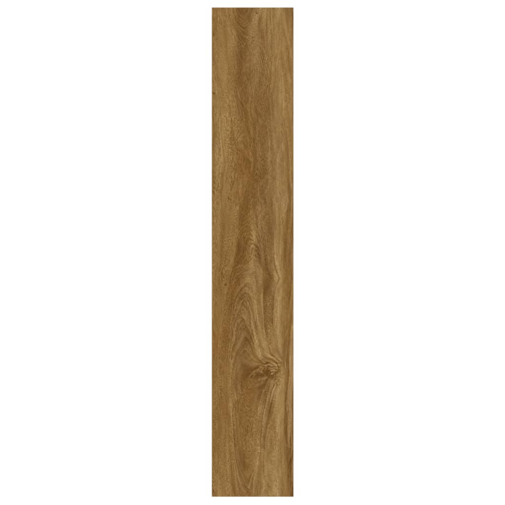 vægpaneler 2,06 m² trælook PVC brun