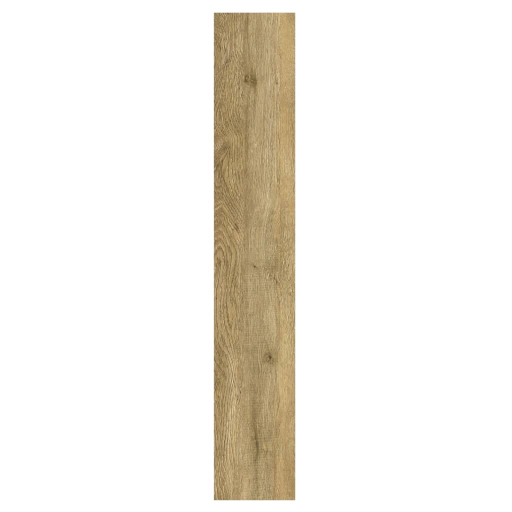 vægpaneler 2,06 m² trælook PVC brun