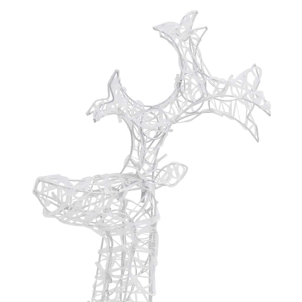 julerensdyr 3 stk. 60x16x100 cm akryl
