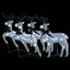 julerensdyr 4 stk. 80 LED'er hvid