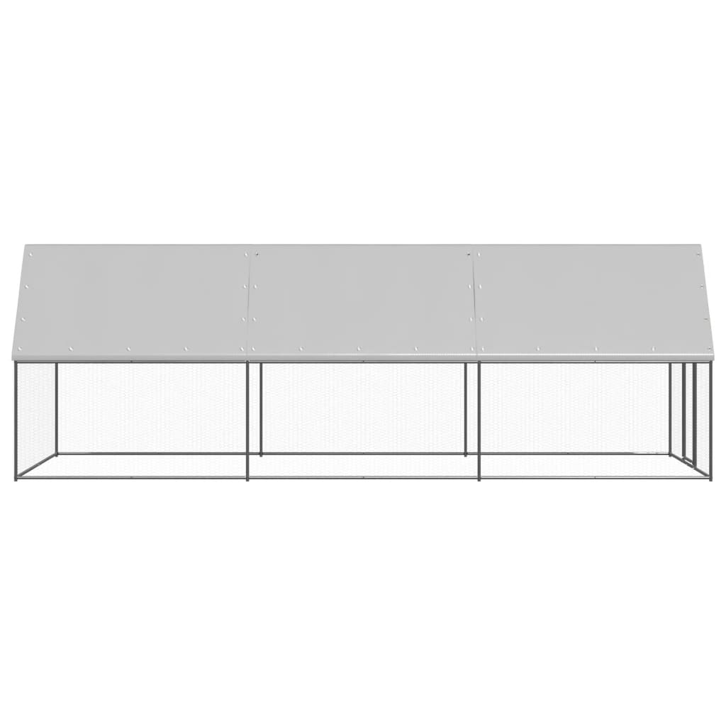 hønsegård 2x6x2 m galvaniseret stål