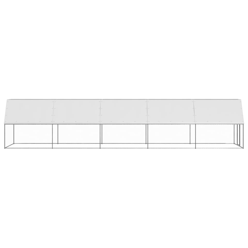 hønsegård 2x10x2 m galvaniseret stål