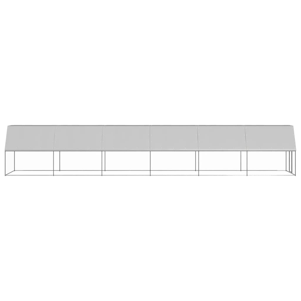 hønsegård 2x12x2 m galvaniseret stål