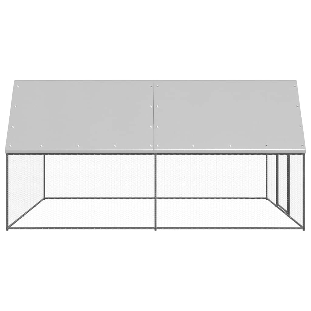 hønsegård 3x4x2 m galvaniseret stål