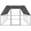 hønsegård 3x6x2 m galvaniseret stål