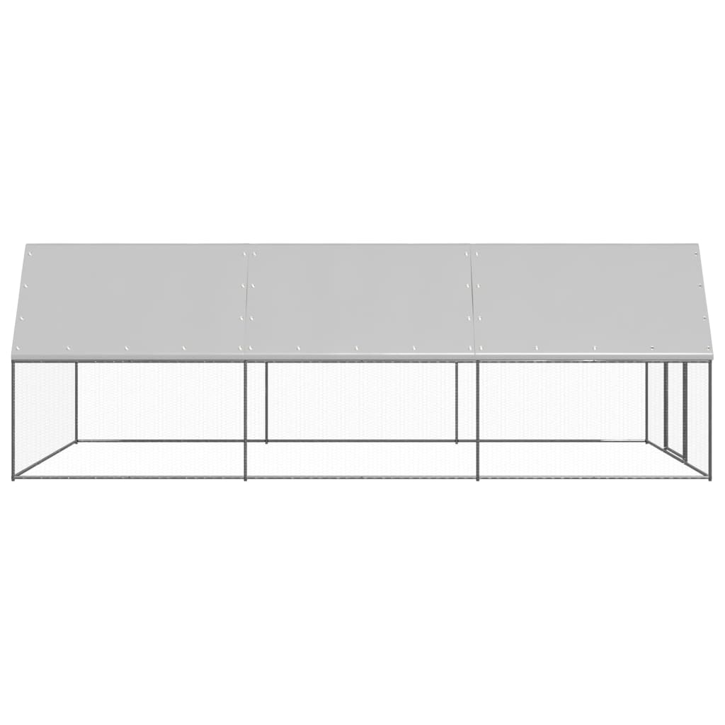 hønsegård 3x6x2 m galvaniseret stål