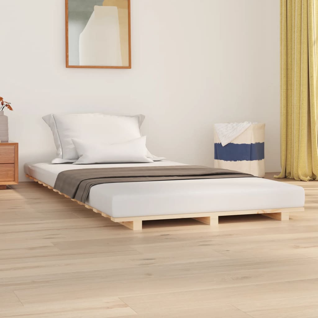 sengeramme 100x200 cm massivt fyrretræ