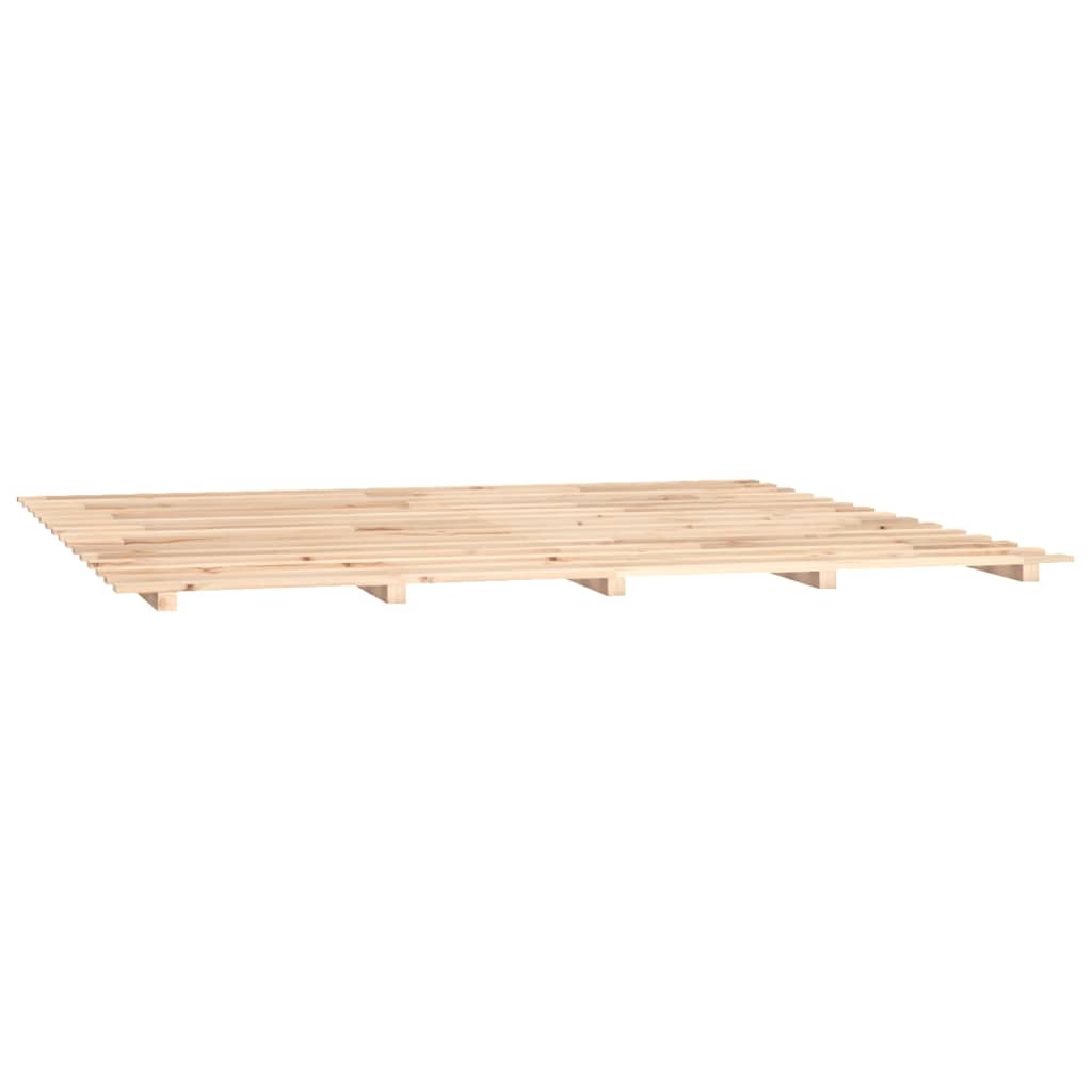 sengeramme 160x200 cm massivt fyrretræ